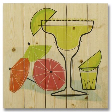 17 X 17 Summer Margaritas Wood Art